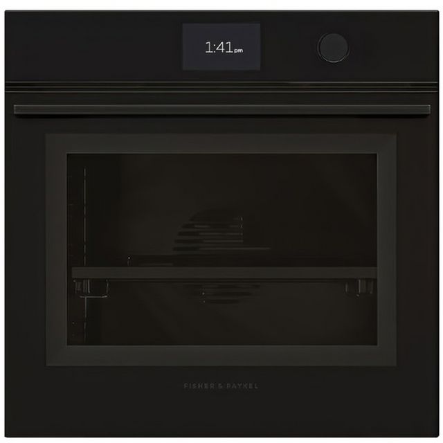 Fisher & Paykel Series 11 24" Black Glass Combination Steam Oven-1