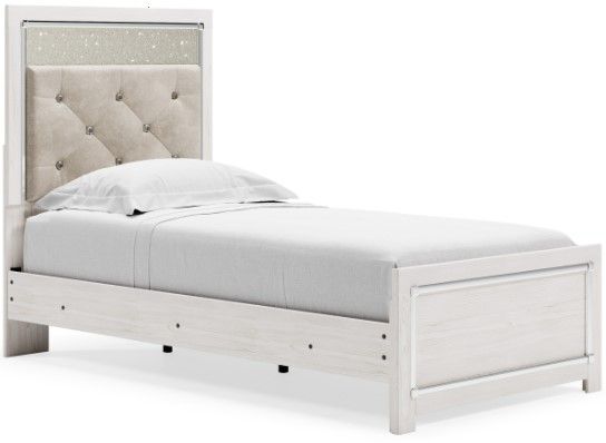 Signature Design by Ashley® Altyra 2-Piece White Twin Panel Bed Set-1