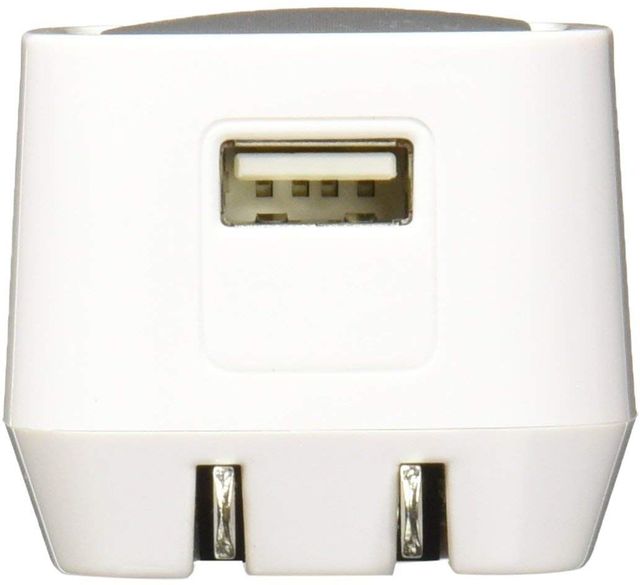 Monster® Single USB Wall Charger-White/Silver 2
