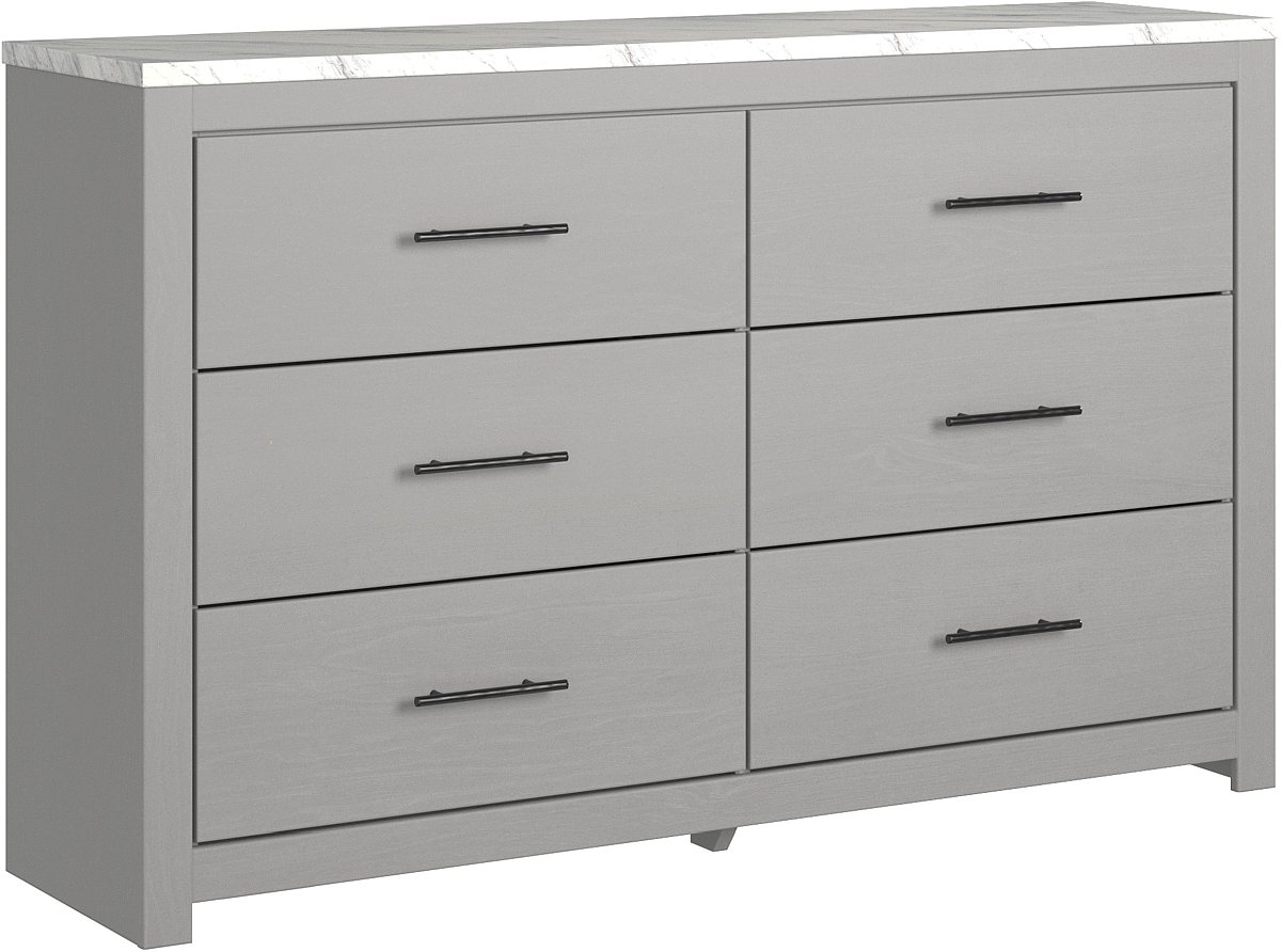 Grey deals dresser modern