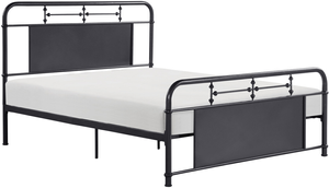 Homelegance® Blanchard Mottled Silver Queen Platform Bed