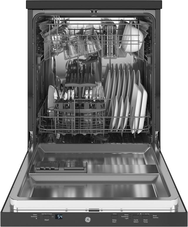 GE® 24" Black Portable Dishwasher-2