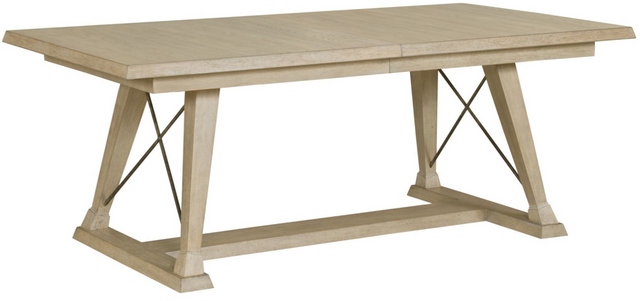 American Drew® Vista Clayton White Oak Wood Dining Table 0