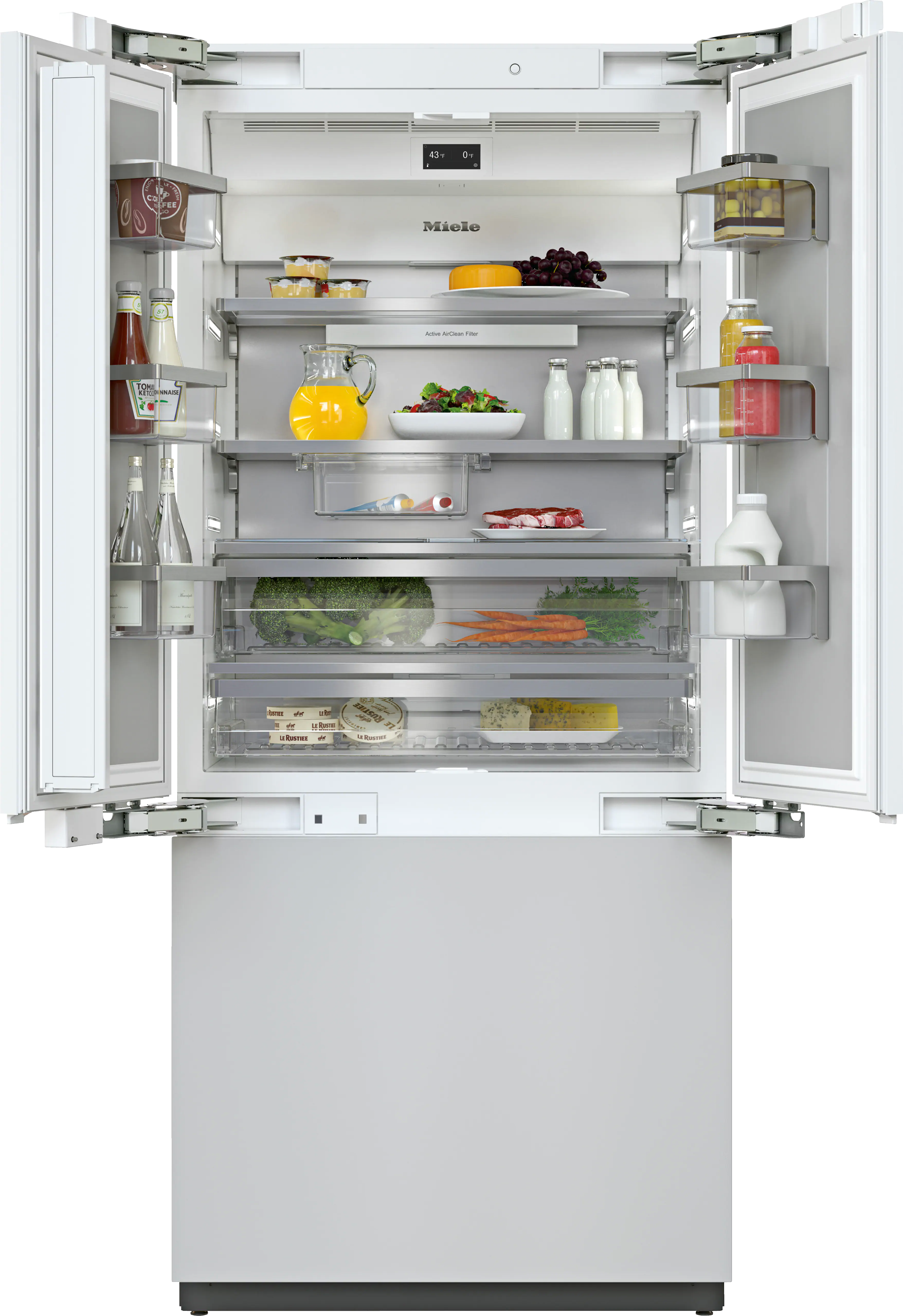 Miele MasterCool™ 19.5 Cu. Ft. Built-In French Door Refrigerator