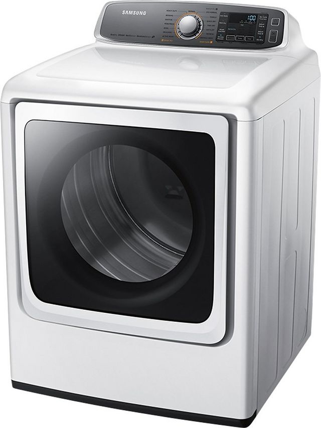 Samsung 9000 Series 9.5 Cu. Ft. White Front Load Electric Dryer 1