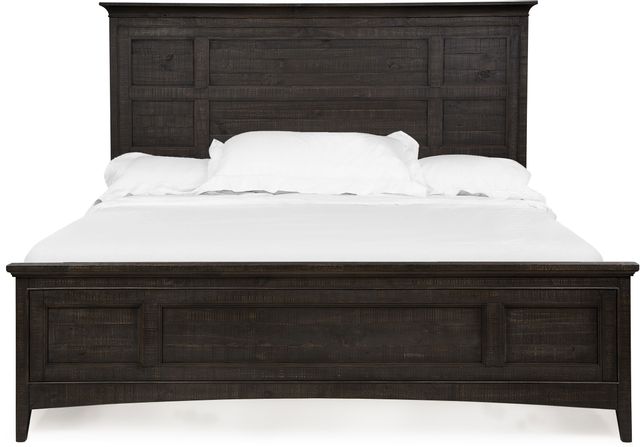 Magnussen® Home Westley Falls Très grand lit Californien à panneau complet avec rails de rangement 0