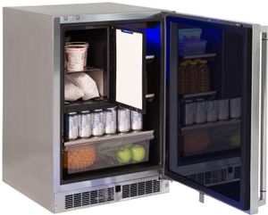 Lynx® Professional 24” Outdoor Refrigerator & Freezer Combination-Stainless Steel