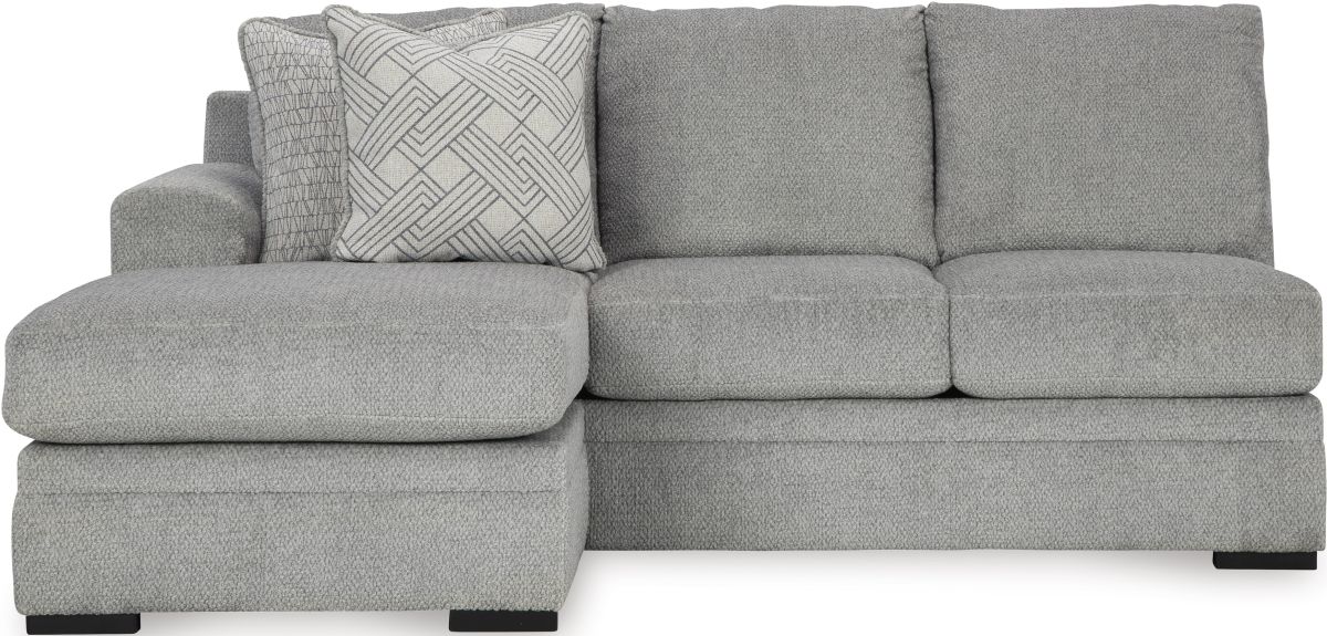 Signature Design By Ashley® Casselbury 2-Piece Cement Sectional With ...