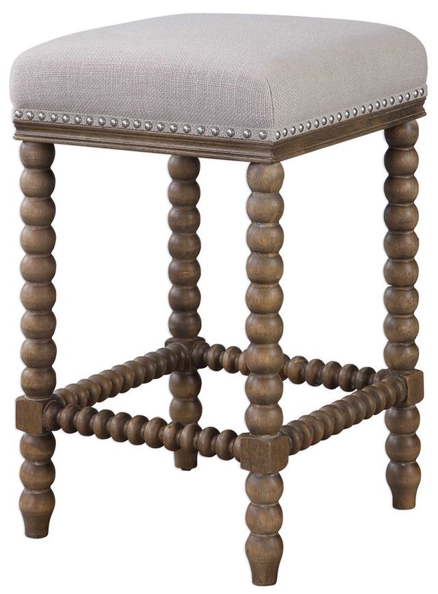 Uttermost® Pryce Soft Ivory Counter Height Stool 1