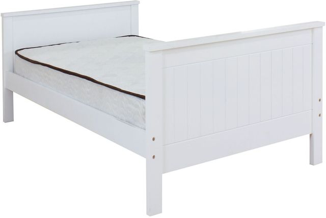 ACME Furniture Willoughby White Twin Panel Bed 0