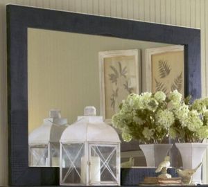 Progressive® Furniture Willow Distressed Black Mirror