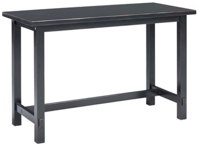 Progressive® Furniture Mesa Distressed Black Desk-0