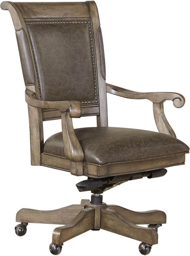 Aspenhome® Arcadia Truffle Office Arm Chair-0