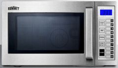 Summit Commercial® 0.9 Cu. Ft. Stainless Steel Frame Countertop Microwave