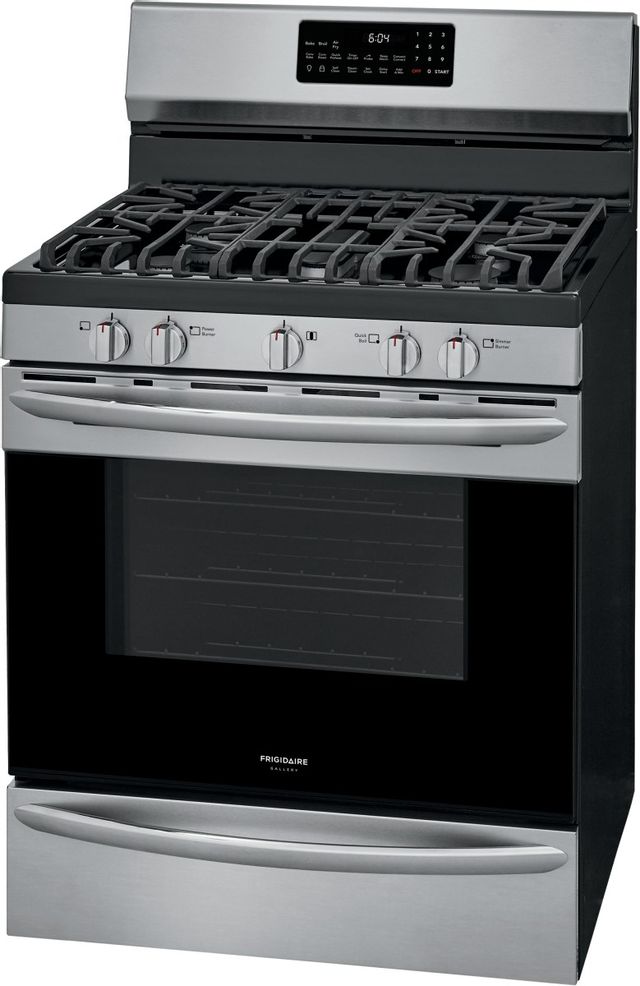 Frigidaire Gallery® 30" Stainless Steel Freestanding Gas Range with Air Fry 4