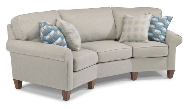 Flexsteel® Westside Fabric Conversation Sofa-1