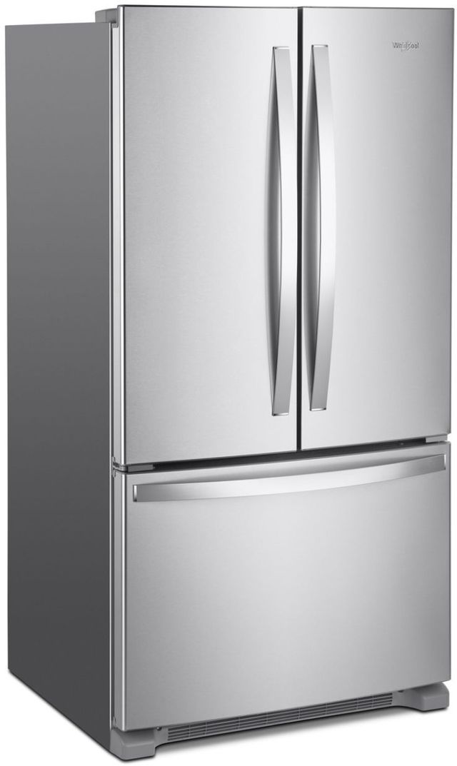 Réfrigérateur à portes françaises de 36 po Whirlpool® de 25,2 pi³ - Acier inoxydable résistant aux traces de doigts 2