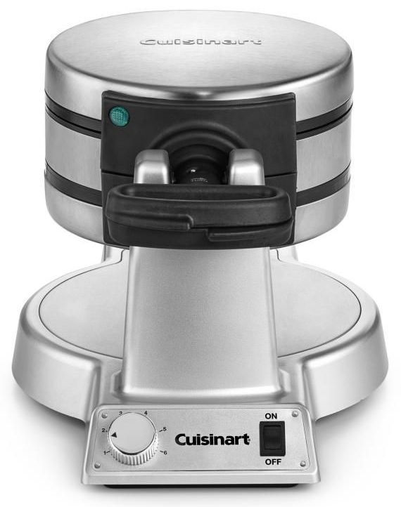 Cuisinart® Stainless Steel Round Double Belgian Waffle Maker
