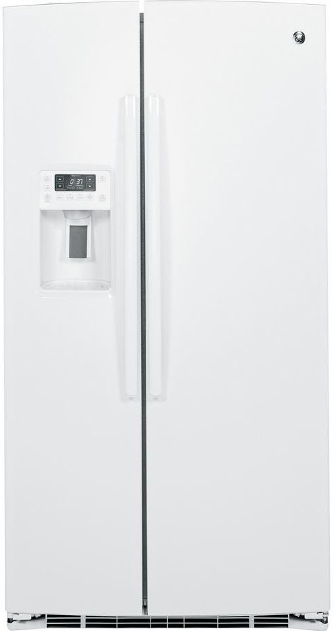 GE® Profile™ 25.4 Cu. Ft, Side-by-Side Refrigerator-White