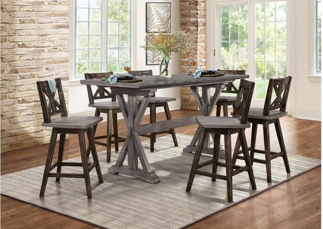 Homelegance® Amsonia 5 Piece Counter Height Dining Table Set 5