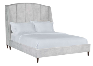 Lane Marquette King Grey Upholstered Bed