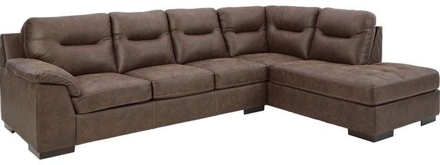 Signature Design by Ashley® Maderla 2-Piece Walnut Left-Arm Facing Sectional with Chaise-0
