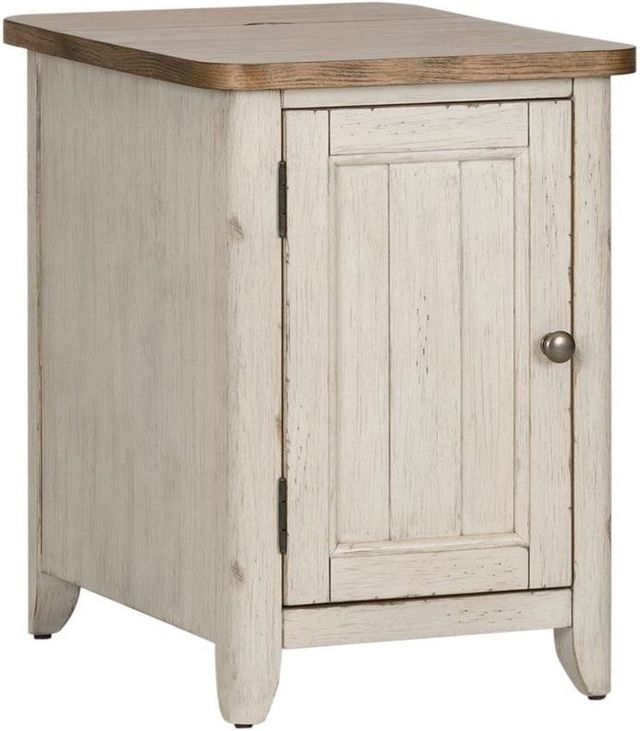 Liberty Furniture Farmhouse Reimagined Charging Station Side Table 3