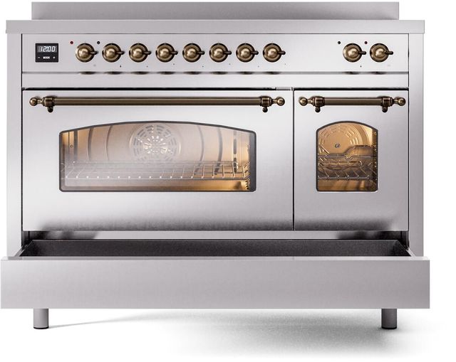 Ilve Nostalgie II 30 Stainless Steel Freestanding Induction Range, Fred's  Appliance