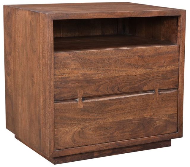 Moe's Home Collections Madagasikara Warm Brown Nightstand 1