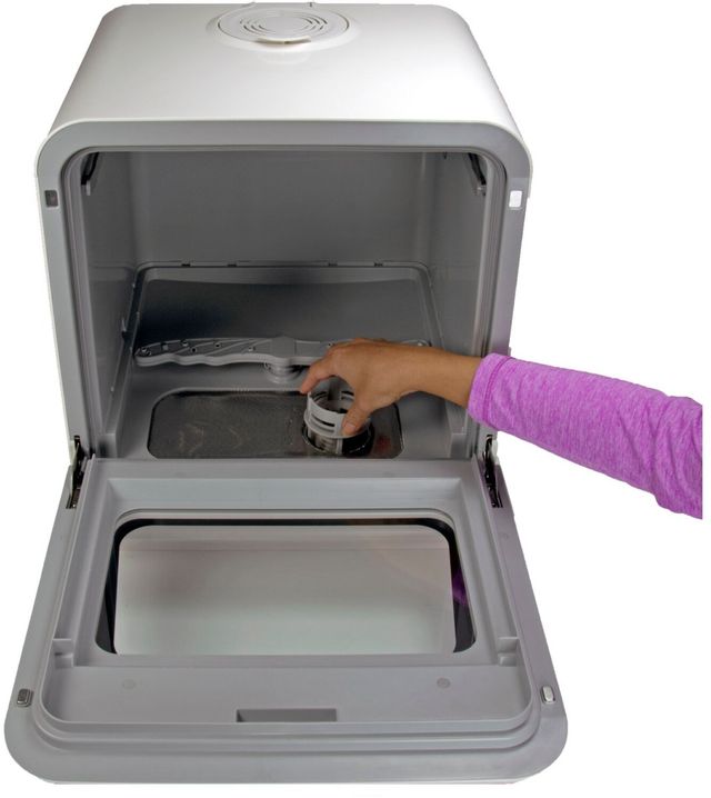 Magic Chef 22 Countertop Portable Dishwasher White  - Best Buy
