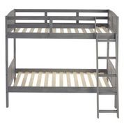 Donco Trading Company Louver Twin Over Twin Bunk Bed-2