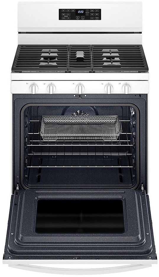 Whirlpool® 30" White Freestanding Gas Range with 5-in-1 Air Fry Oven-1