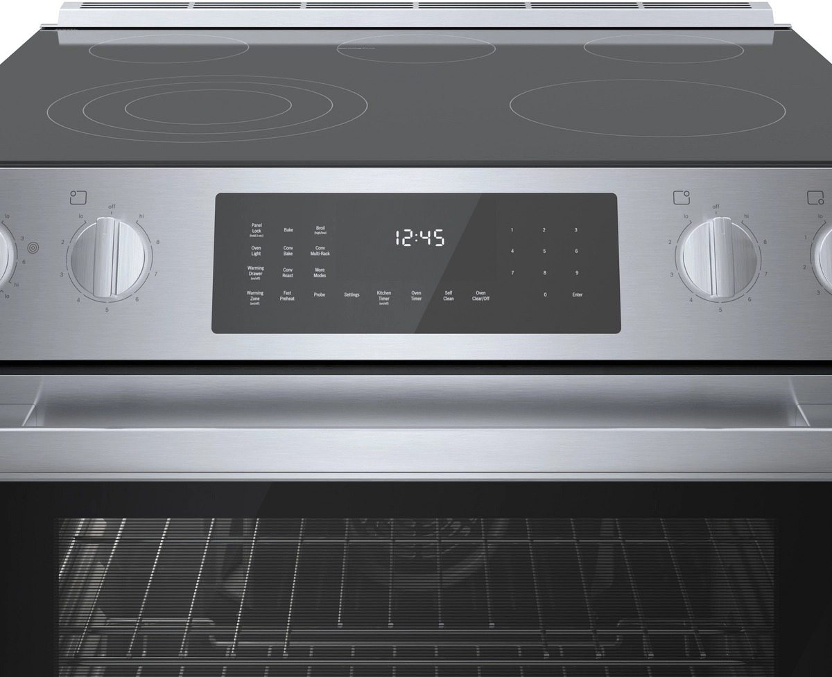 Bosch Benchmark® 30" Stainless Steel Slide In Electric Range | Grand ...