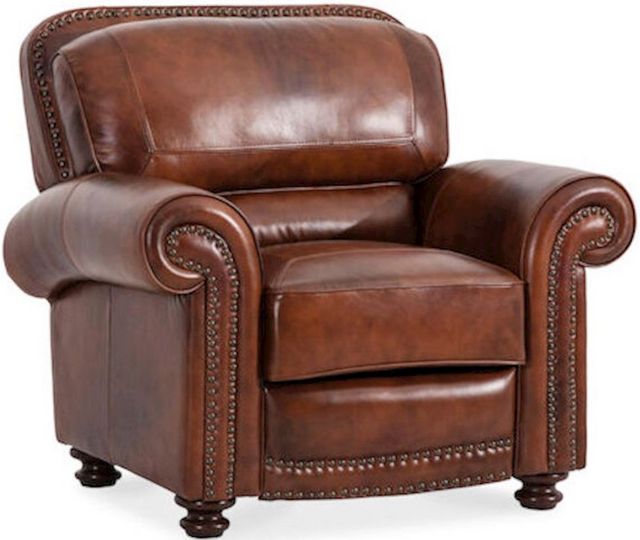 Cowboy Top-Grain Leather Recliner | Lacks Furniture | Brownsville ...