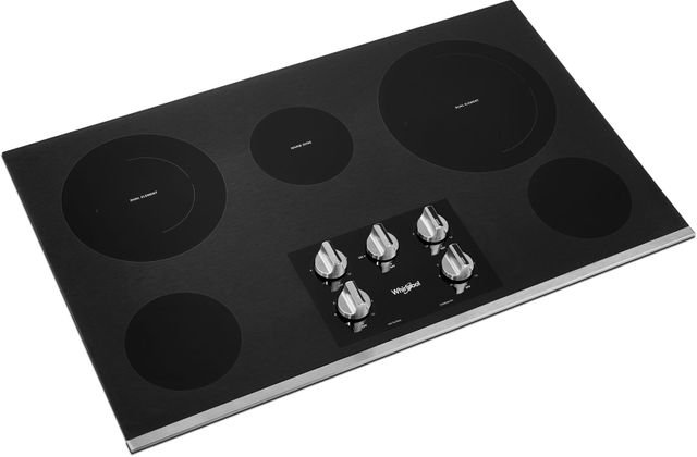 Whirlpool® 36" Stainless Steel Electric Cooktop 9