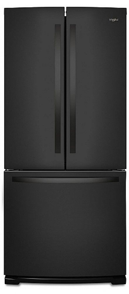 Whirlpool® 20 Cu. Ft. Black French Door Refrigerator