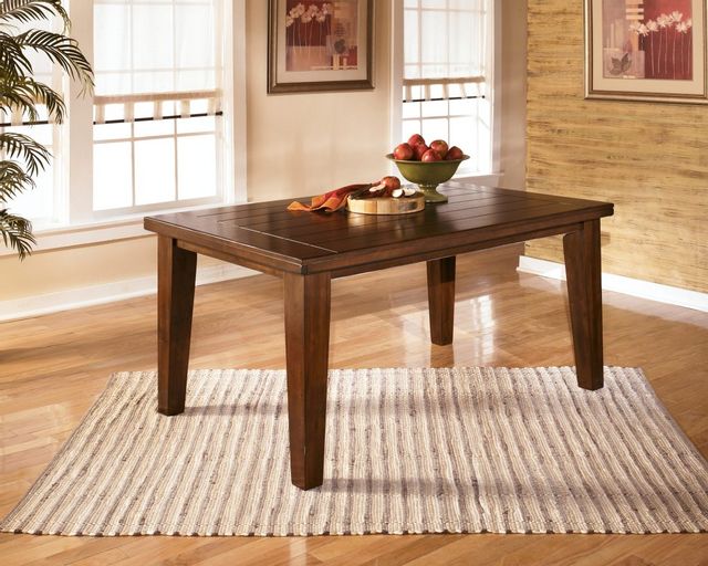 Signature Design by Ashley® Larchmont Burnished Dark Brown Counter Dinning Table 2