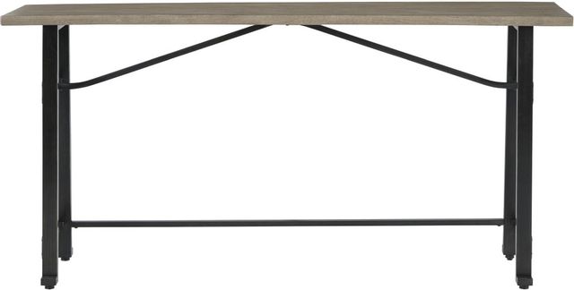 Signature Design by Ashley® Lesterton Black/Light Brown Long Counter Table 1