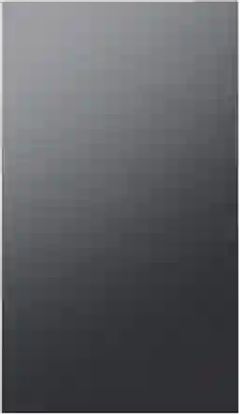 Samsung Bespoke 18" Matte Black Steel Refrigerator Bottom Panel