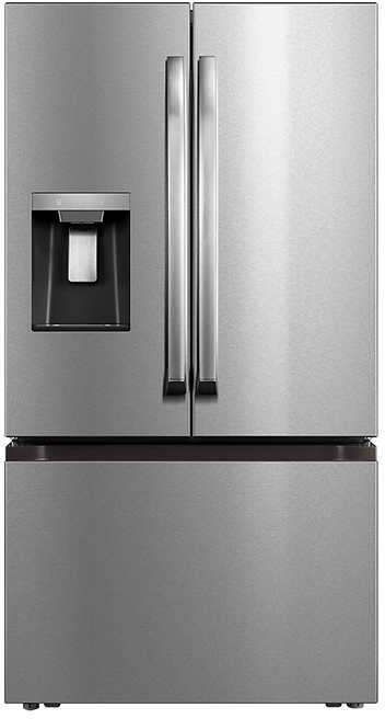 Midea® 36 in. 29.3 Cu. Ft. Stainless Steel French Door Refrigerator 