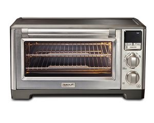 Wolf Gourmet - Elite 1.1 Cu. Ft. Convection Toaster Oven - STAINLESS STEEL