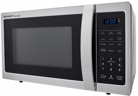 Sharp® Carousel® 0.9 Cu. Ft. Stainless Steel Countertop Microwave Oven 5