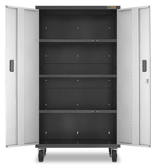 Gladiator® Ready-to-Assemble Silver Tread Mobile Storage Cabinet 3