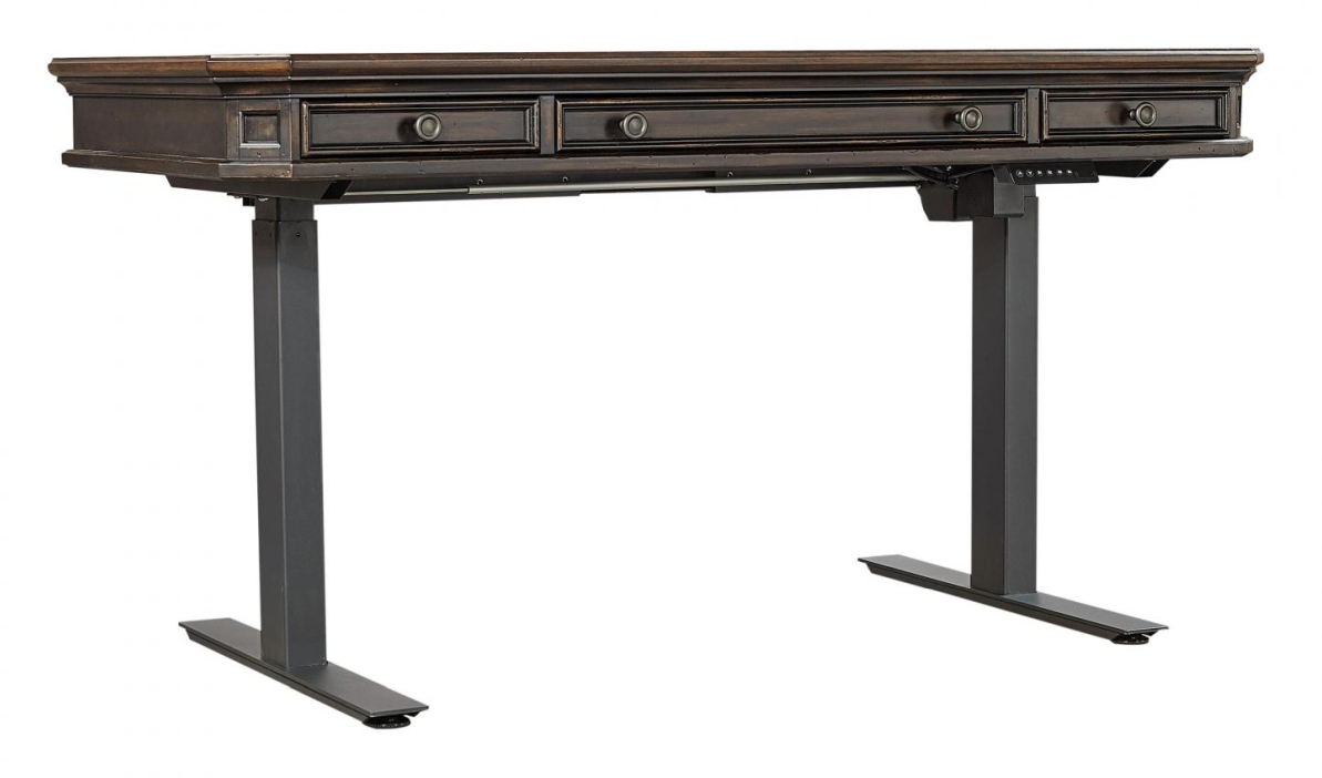 Aspenhome® Hampton 2 Piece Black Cherry 60" Adjustable Desk with Top