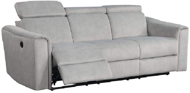 ACME Furniture Mehri Gray Power Recliner Sofa with Headrest | Lacks ...