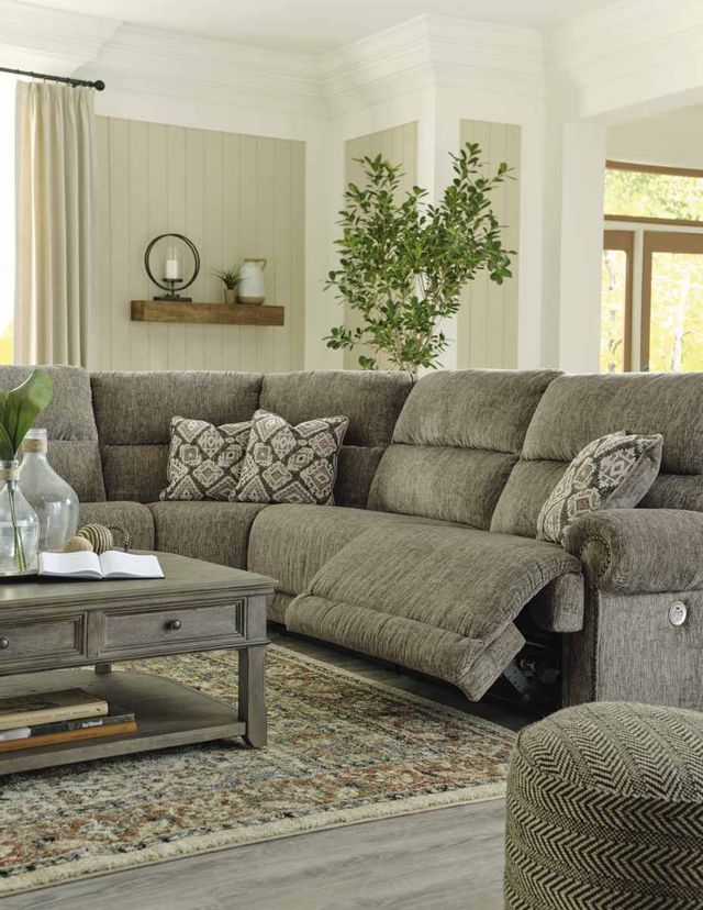 Brisco 6-Piece Taupe Power Reclining Sectional 5