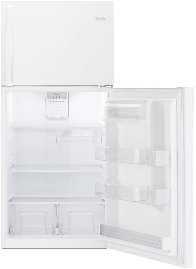 Whirlpool® 19.2 Cu. Ft. Monochromatic Stainless Steel Top Freezer Refrigerator 11