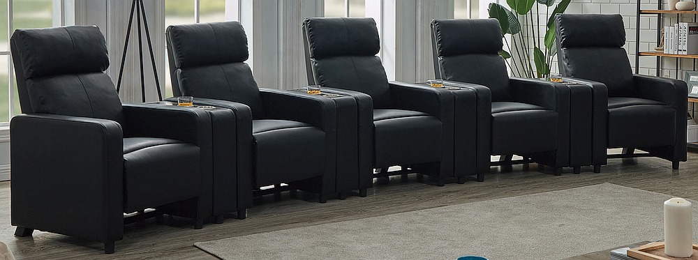 coaster home theater seating