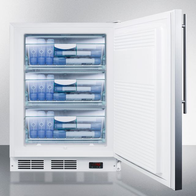 Accucold® by Summit® 3.5 Cu. Ft. Stainless Steel ADA Compliant All Freezer 3