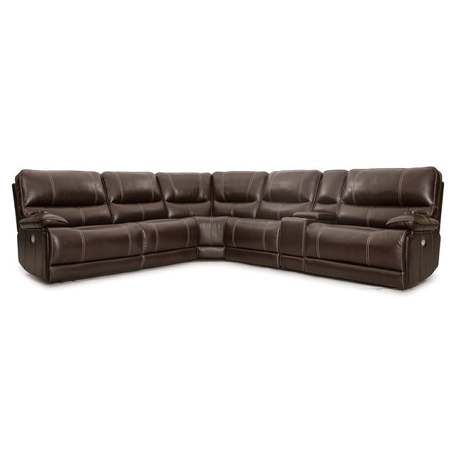 Parker House Shelby Cocoa 6-Piece Power Reclining Sectional-0